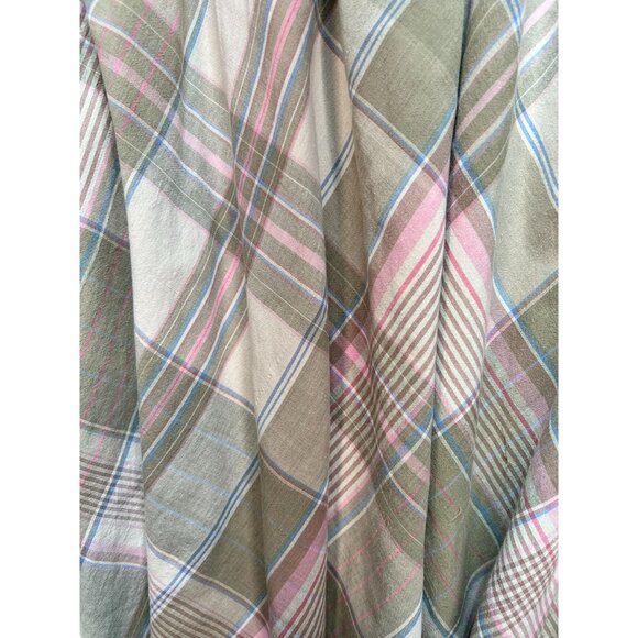 JP Collections Pleated Preppy Skirt Womens 26 Brown Plaid Knee Length Retro 90s - Picture 6 of 11